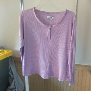 Sonoma Lilac Textured Knit Top